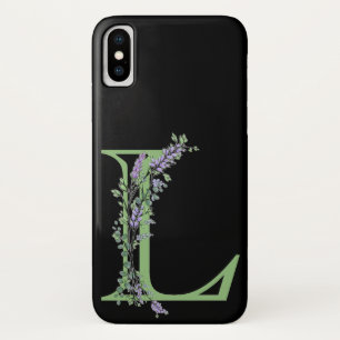 Case-Mate iPhone Case Monogramme L Lavande Eucalyptus