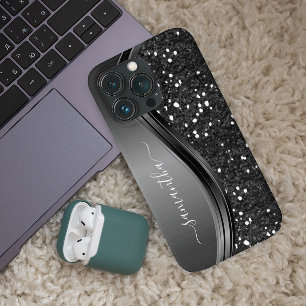 Case-Mate iPhone Case Monogramme manuscrit Élégant Parties scintillant e