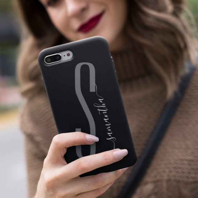 Coques Case-Mate iPhone Monogramme manuscrit moderne (Créateur téléchargé)