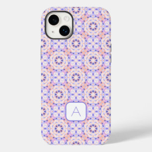 Coque Case-Mate iPhone Monogramme mignon violet joli rose magique