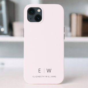 Case-Mate iPhone Case Monogramme minimaliste rose vif