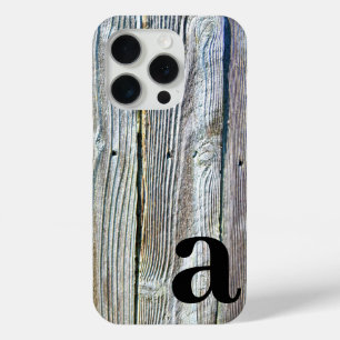 Coque Case-Mate iPhone Monogramme minimaliste rustique Grange