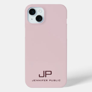 Coque Case-Mate iPhone Monogramme Modèle moderne  Best Rose Gold