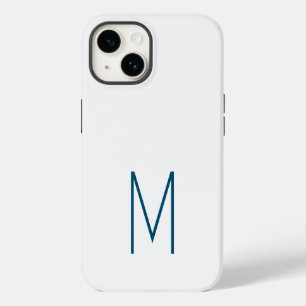 Coque Case-Mate iPhone Monogramme moderne initiale simple