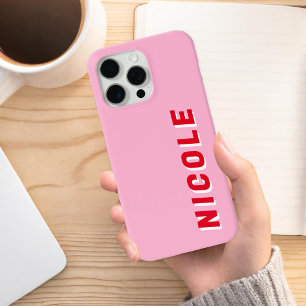 Coque Case-Mate iPhone Monogramme moderne minimaliste