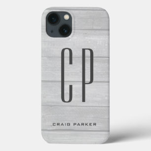 Case-Mate iPhone Case Monogramme moderne Professional Gris clair