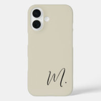 Monogramme moderne Remplacer initial Ajouter le vô