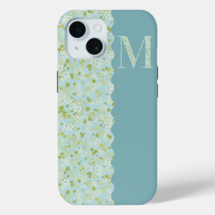 COQUE Case-Mate iPhone MONOGRAMME MOMENT M ACQUA PETITES FLEURS