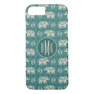 Etui iPhone Case-Mate Monogramme Motif de la Caravane Turquoise éléphan
