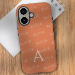 Coque Pour iPhone 16 Monogramme motif Typographie moderne<br><div class="desc">Présentant ce coque iPhone 16 élégant et élégant, doté d'un motif monogramme moderne conçu avec simplicité et élégance à l'esprit. La coque présente un motif de nom personnalisé utilisant une police contemporaine propre, ce qui en fait un accessoire parfait pour ceux qui apprécient à la fois l'individualité et le minimalisme....</div>