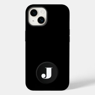 Coque Case-Mate iPhone Monogramme noir