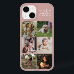 Coque Case-Mate iPhone Monogramme Nom Rose Gold 6 Photo Collage<br><div class="desc">Monogrammed Rose Gold Rose et Blanc Personnalisé Photo Collage coque iphone - Ajoutez vos propres photos aux modèles de l'image et nom complet aux modèles de texte élégant pour créer votre propre couverture téléphonique mémorable. Faites un cadeau mignon et réfléchi pour maman, femme, petite amie, etc. en ajoutant des photos...</div>