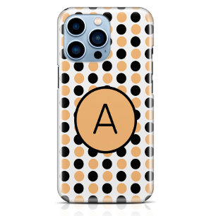 Coque Case-Mate iPhone Monogramme orange et noir