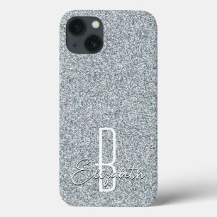 Case-Mate iPhone Case Monogramme Parties scintillant en argent