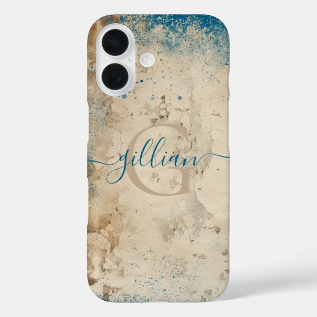 Coques Case-Mate iPhone Monogramme personnalisé  (Verso)