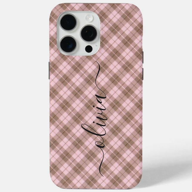 Coques Case-Mate iPhone Monogramme Personnalisé (Verso)