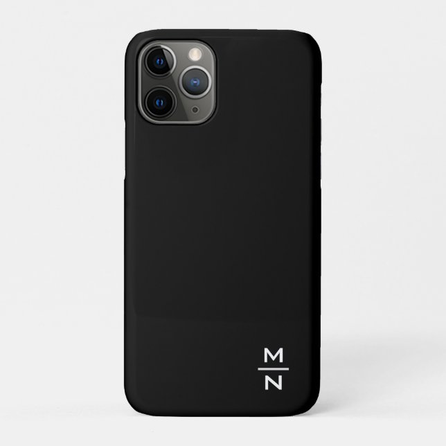 Coques Case-Mate iPhone monogramme personnalisé (Dos)