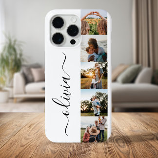 Coque Case-Mate iPhone Monogramme Personnalisé 5 Photo Collage