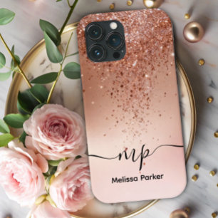 Case-Mate iPhone Case Monogramme personnalisé avec effet de goutte en st