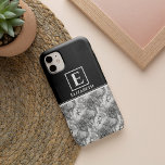 Case-Mate iPhone Case Monogramme personnalisé Botanique florale noire et<br><div class="desc">Vous cherchez un coque iphone monogrammé ? Ne cherchez pas plus loin que notre magnifique coque iphone floral noir et blanc ! Nos sont faits pour s'adapter à l'iPhone 13 Pro Max, iPhone 11 Pro Coque, iPhone 11 Pro Max, iPhone 14 Pro Coque et iPhone 14 Pro Max. De plus,...</div>