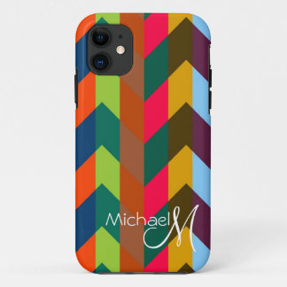 Case-Mate iPhone Case Monogramme personnalisé Chevron Zigzag 10