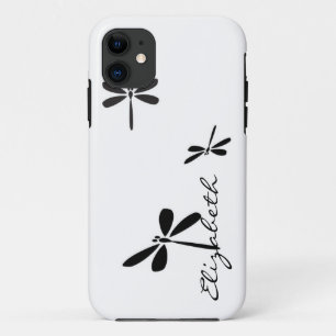 Coques Pour iPhone Monogramme personnalisé Dragonfly