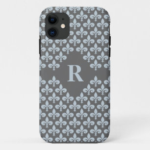 Coques Pour iPhone Monogramme personnalisé Fleur-De-Lis iPhone 5 Coqu