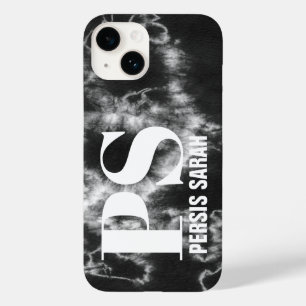 Coque Case-Mate iPhone Monogramme personnalisé Nom initial Dye à nouilles