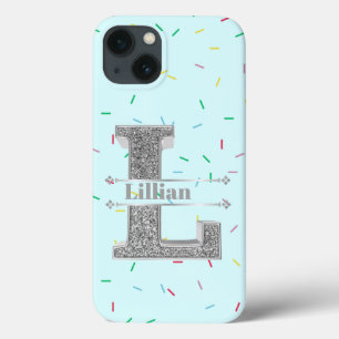 Case-Mate iPhone Case Monogramme personnalisé Silver Initial L Votre nom