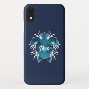 Case-Mate iPhone Case Monogramme personnalisé Tortue d'Aloha hawaïenne