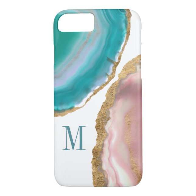 Coques Case-Mate iPhone Monogramme | Pierres Gem I (Dos)