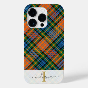 Coque Case-Mate iPhone Monogramme Plaid Rustique Clan Murray Tartan Perso