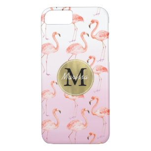 Etui iPhone Case-Mate Monogramme rose de Flamants roses