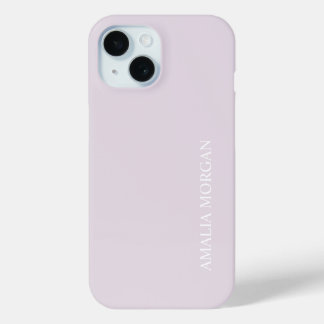 Coque Case-Mate iPhone Monogramme rose élégant et moderne