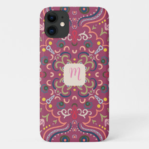 Case-Mate iPhone Case Monogramme rose et coloré
