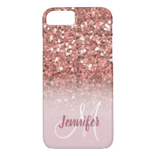 Etui iPhone Case-Mate Monogramme rose Girly personnalisé de parties