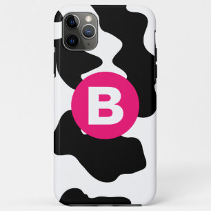 Case-Mate iPhone Case Monogramme rose Motif Quirky Cow