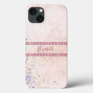 Case-Mate iPhone Case Monogramme rose scintillement bijoux Bling girly t