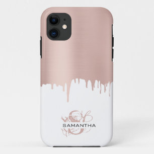 Case-Mate iPhone Case Monogramme Rose tendance Pink Gold