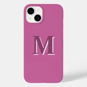 Coque Case-Mate iPhone monogramme rose vif