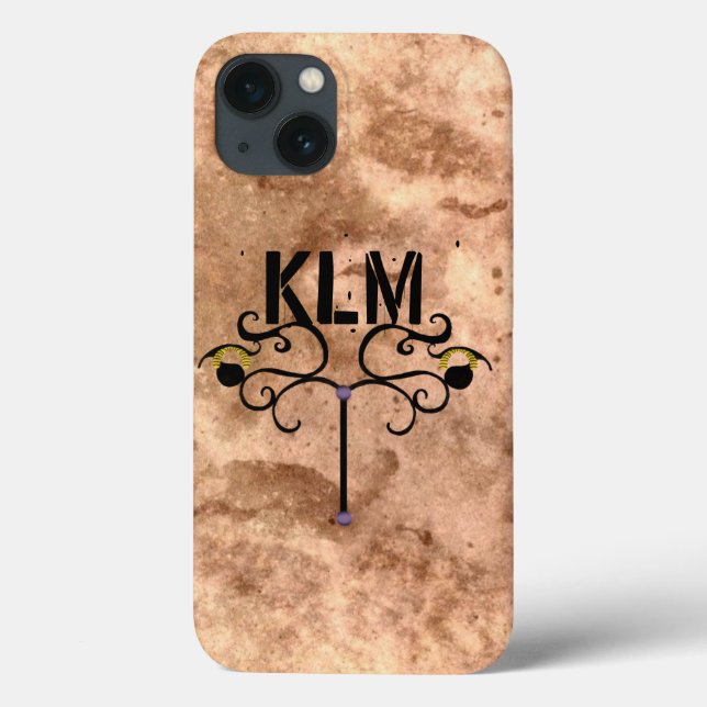 COQUES Case-Mate iPhone MONOGRAMME ROYAL VINTAGE (Verso)