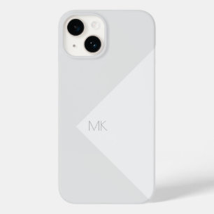 Coque Case-Mate iPhone Monogramme Simple Neutre Moderne À la mode