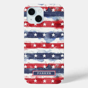 Coque Case-Mate iPhone Monogramme Stars and Stripes