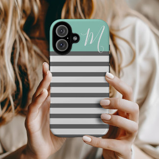 Coques iPhone 16 Monogramme sur mesure pour les bandes de rapaces d