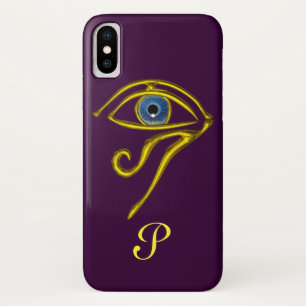 Etui iPhone Case-Mate MONOGRAMME TALISMAN BLEU violet