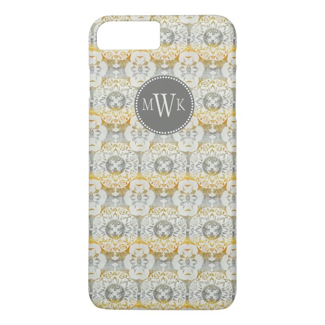 Coques Case-Mate iPhone Monogramme | Tapestry Rosette II (Dos)