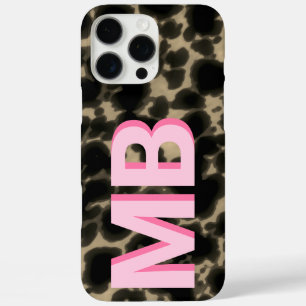Coque iPhone 16 Pro Max Monogramme Tortoiseshell moderne