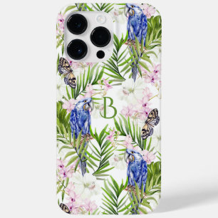 Coque Case-Mate iPhone Monogramme Tropical Floral Moderne Fille Nature