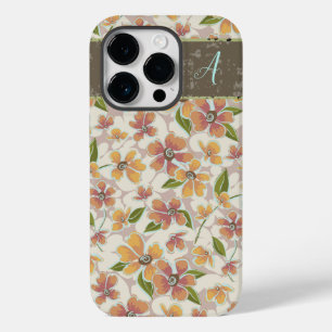 Coque Case-Mate iPhone Monogramme Tropical Retro Floral