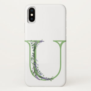 Case-Mate iPhone Case Monogramme U Lavender Eucalyptus